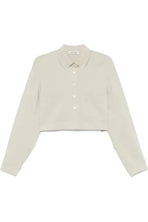 Low Classic Cropped skjorte med lomme