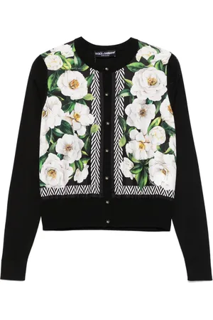 Dolce & Gabbana Cardigan med blomstertryk