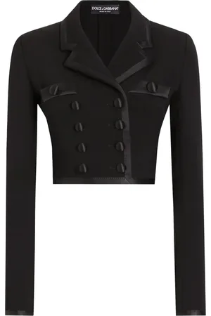 Dolce & Gabbana Cropped dobbeltradet jakke
