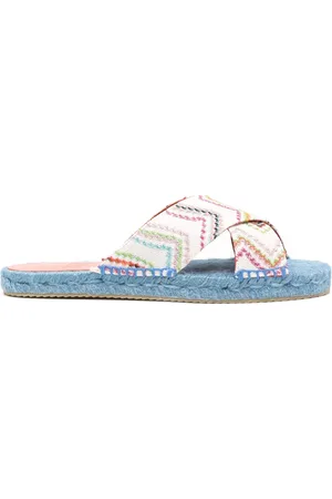 Missoni Espadriller med zigzagmønster