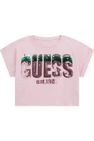 Guess T-shirt med paillet-udsmykning