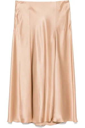 Alberta Ferretti Mellemlang nederdel i satin