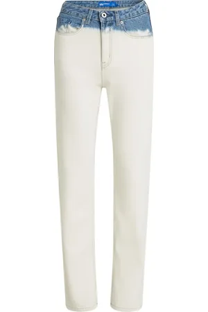 Karl Lagerfeld Jeans med bleget effekt
