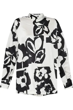 Issey Miyake Blomstret skjorte