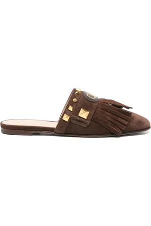 VALENTINO GARAVANI Ruskindsmules med Vlogo
