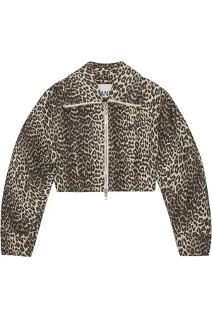 Ganni Jakke med leopardtryk