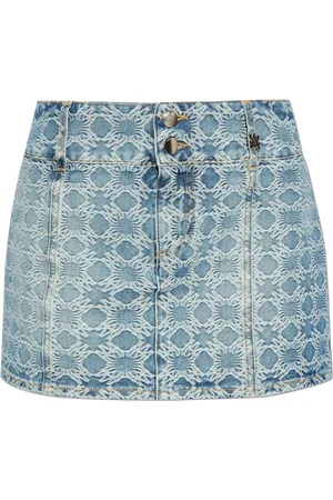 AMIRI Kort denimnederdel