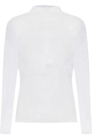 Issey Miyake Top med krøllet effekt