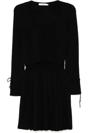 B+AB Ribstrikket cardigan- og kjolesæt