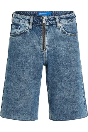 Karl Lagerfeld Denimshorts med lynlås