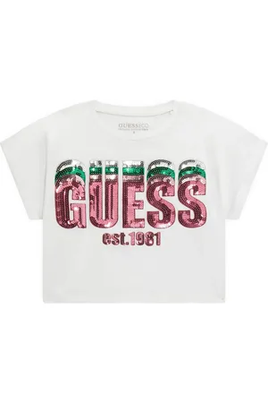 Guess T-shirt med paillet-udsmykning