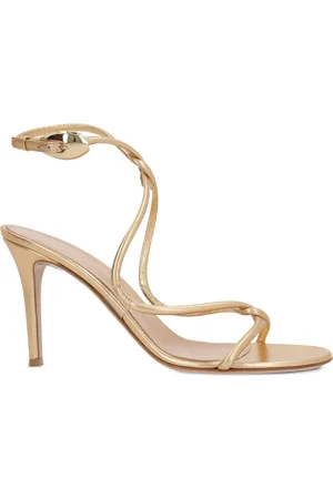 Gianvito Rossi 85 mm sorte Mamba sandaler