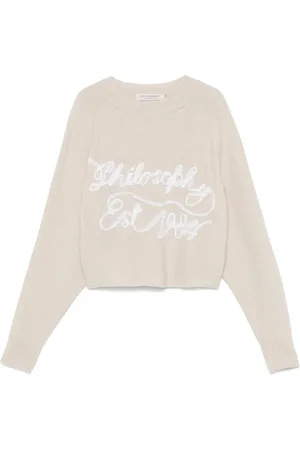 Serafini Sweater med logo-udsmykning