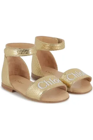 Chloé Metalliske sandaler