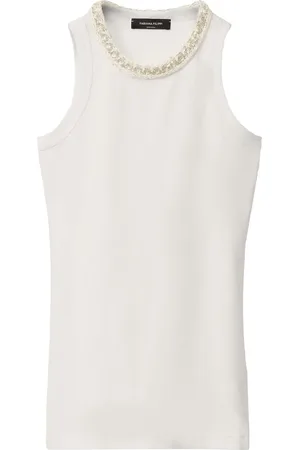 Fabiana Filippi Tanktop med broderet hals