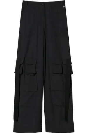 Twin-Set Cargobukser i crepe de chine