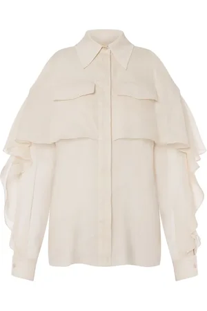 Alberta Ferretti Bluse i bomuld