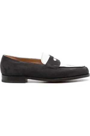 JOHN LOBB Penny-loafers i ruskind