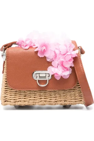 MONNALISA Crossbody-taske med blomstret applikation