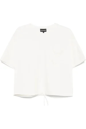 Emporio Armani T-shirt med logoudsmykning