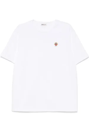 Bally T-shirt med logobroderi