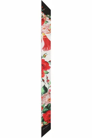 Dolce & Gabbana Hovedtørklæde med rosetryk