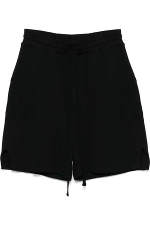 THOM KROM Træningsshorts med vaffel-effekt