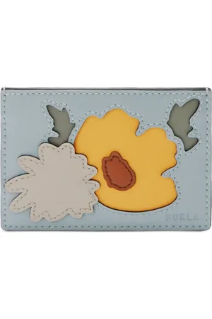 Furla Kortholder med blomstret applikation