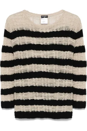 CHANEL Stribet sweater fra 2010