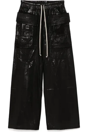Rick Owens Hollywood creatch cargo-bukser med brede ben