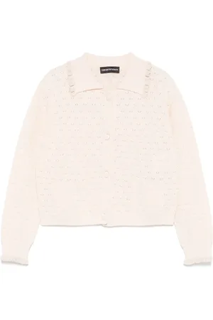 Emporio Armani Sweater med spread-krave