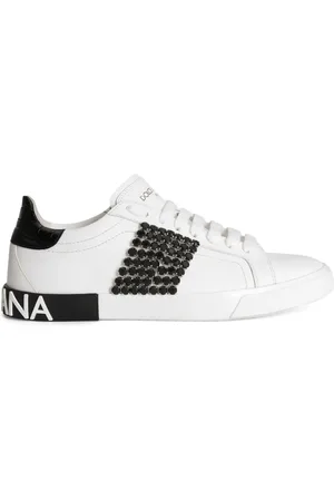 Dolce & Gabbana Sneakers med rhinstenudsmykning