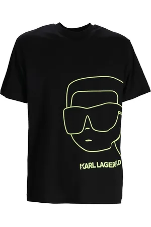 Karl Lagerfeld T-shirt med Ikon-tryk