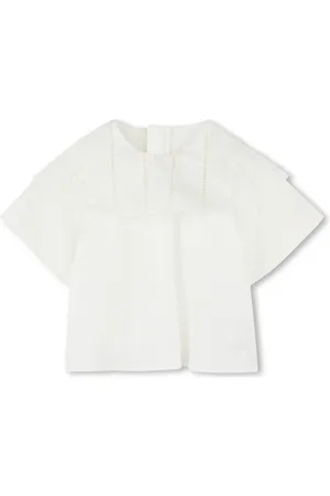 Chloé Bluse i poplin-tekstur