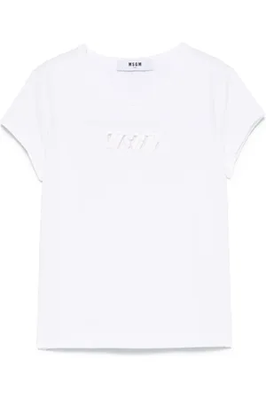 Msgm T-shirt i strækbar jersey