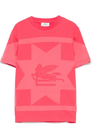 Etro T-shirt med Pegaso-tryk