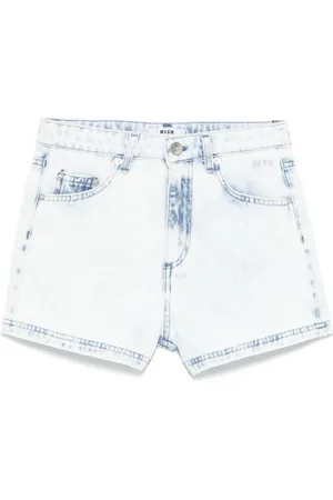 Msgm Shorts med slitageeffekt