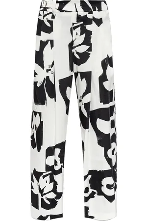 Issey Miyake Bukser med abstrakt tryk