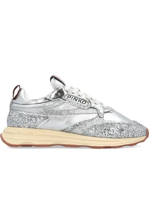 Pinko Metalliske sneakers