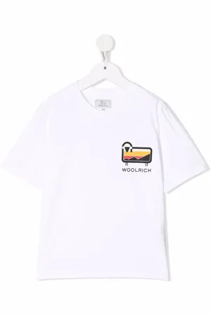 Woolrich T-shirt med logotryk