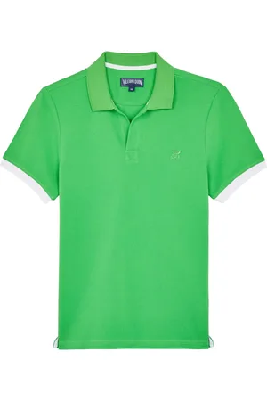 Vilebrequin T-shirt i bomuldspiqué
