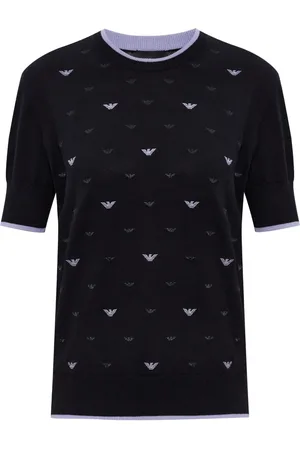 Emporio Armani Top med ørnebroderi