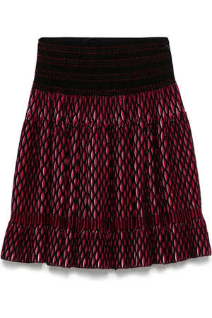Alaïa Kort nederdel med heldækkende jacquard fra 00