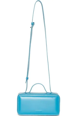 Msgm Crossbody-taske i læder med logo