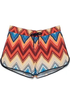 Missoni Badeshorts med zigzag-tryk