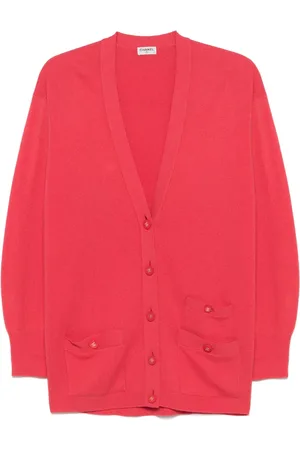 CHANEL Cardigan i kashmir fra 1980