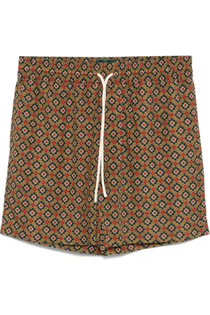 Portuguese Flannel Badeshorts med geometrisk mønster