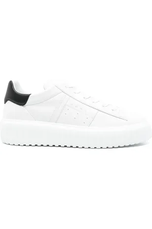 Hogan H-Stripes sneakers i ruskind