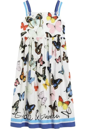 Dolce & Gabbana Kjole med sommerfugletryk