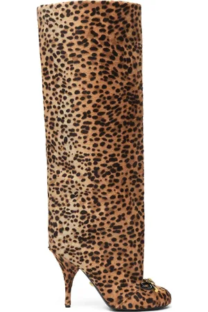 VERSACE 105 mm knæhøje Opera Bow støvler
